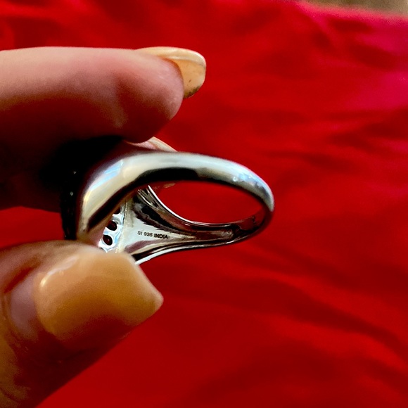 Pretty Red Garnet ring - Picture 8 of 8